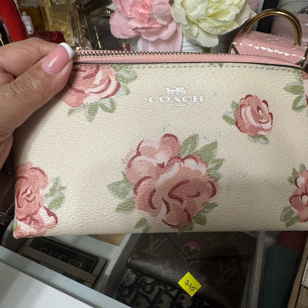 Coach Floral Cosmetics Case